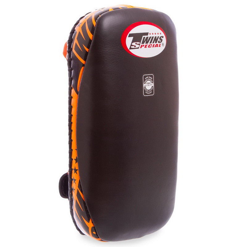 

Пады для тайского бокса Тай-пэды TWINS KPL-2-L 20x41x6см 1шт черно-оранжевый