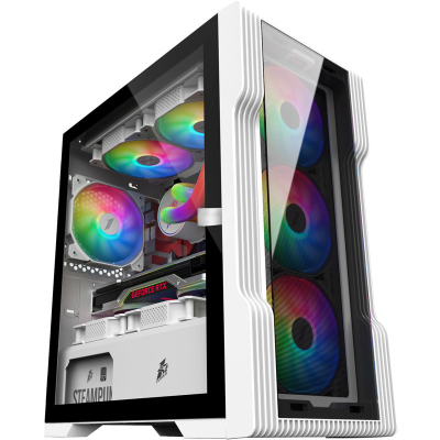 

Корпус 1stPlayer T3-G-4F1-W-WH