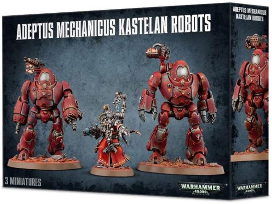 

Настольная игра Games Workshop Adeptus Mechanicus Kastelan Robots Warhammer 40000 (99120116036)