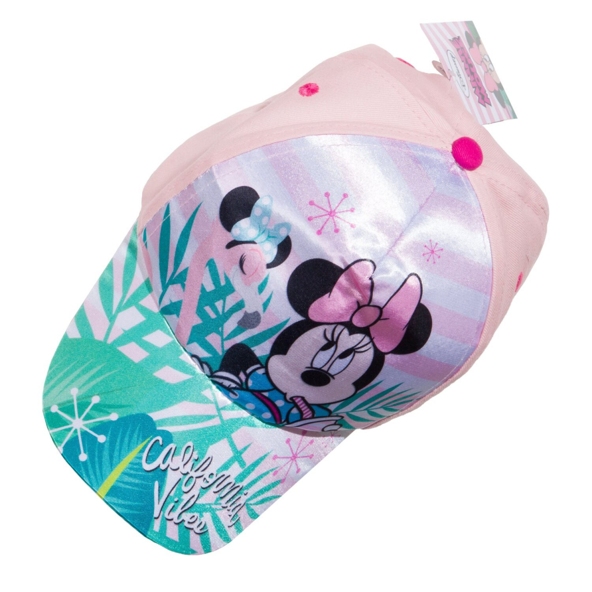 

Кепка Disney Minnie Mouse 51-54 см розовый с голубым