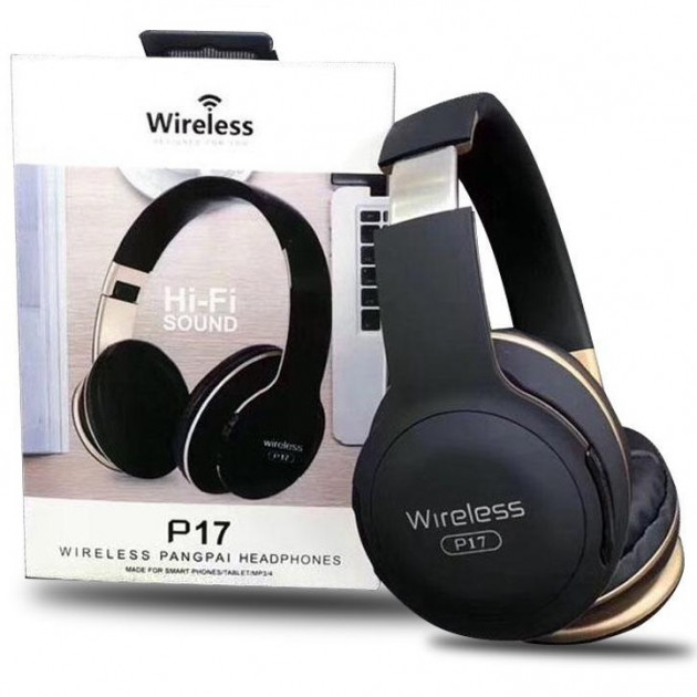 

Беспроводные Bluetooth Наушники Wireless P17 Black