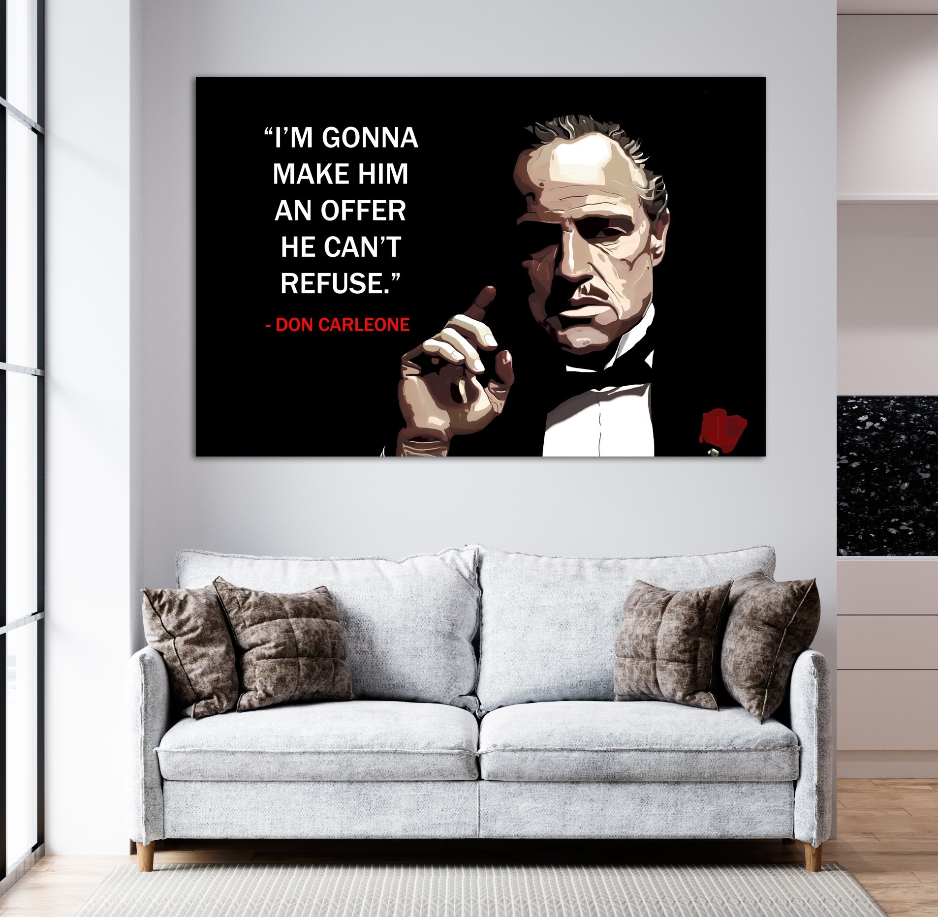 

Картина на холсте крестный отец предложение 50х75 см