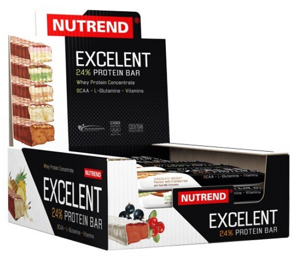 

Протеиновый батончик Nutrend 24% Protein bar 85 г Ваниль-Ананас 18 шт (720740)