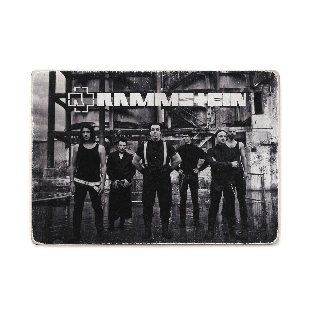 

Деревянный постер Wood Posters "Rammstein. Рамштайн. Состав. Черно-белый" (A1 формат, фанера)