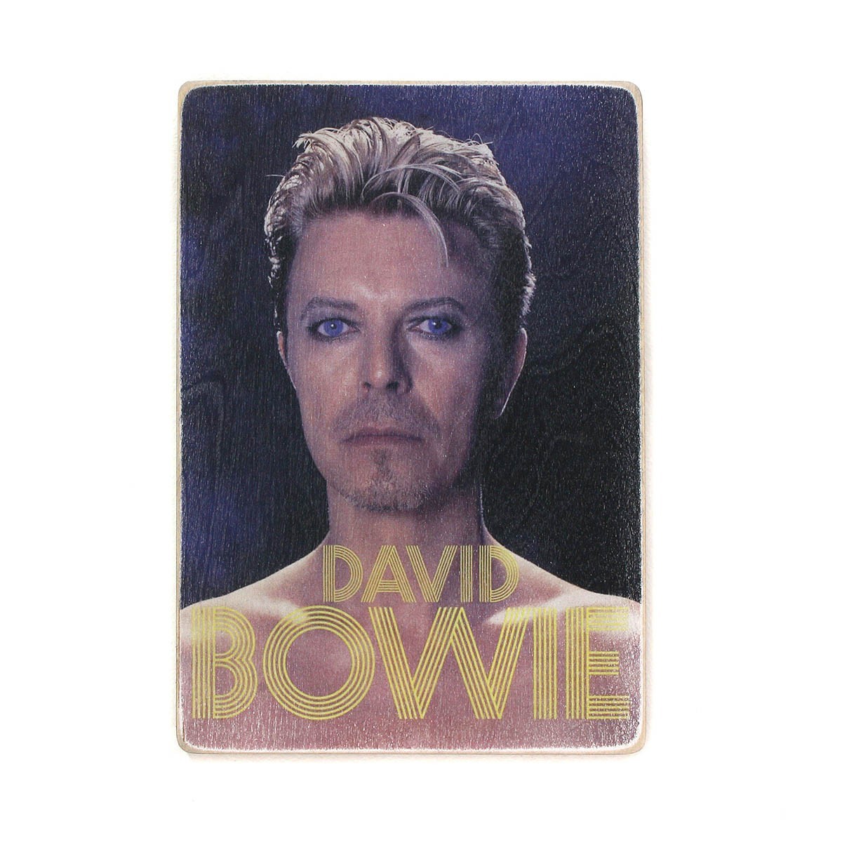 

Деревянный постер Wood Posters "David Bowie. Дэвид Боуи. Цветной портрет" (A2 формат, фанера)