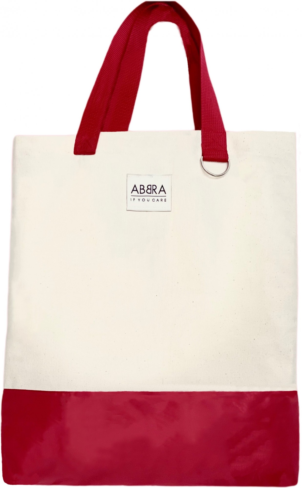 

Сумка шоппер ABBRA abbrabag бело - красная