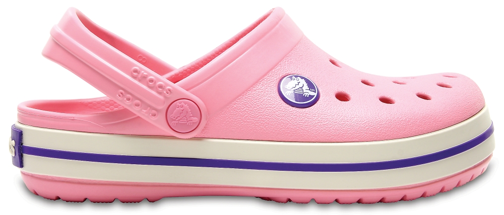 

Сабо для дівчаток Crocband Kids Peony Pink/Stucco C8 (25) розовые
