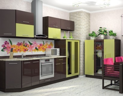 

Кухня с фасадом Тренто (290 см + 120 см)