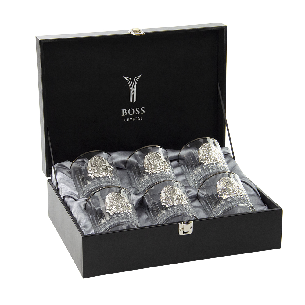 

Сет хрустальных стаканов с платиной Boss Crystal «БОКАЛЫ ДИРЕКТОРСКИЕ»