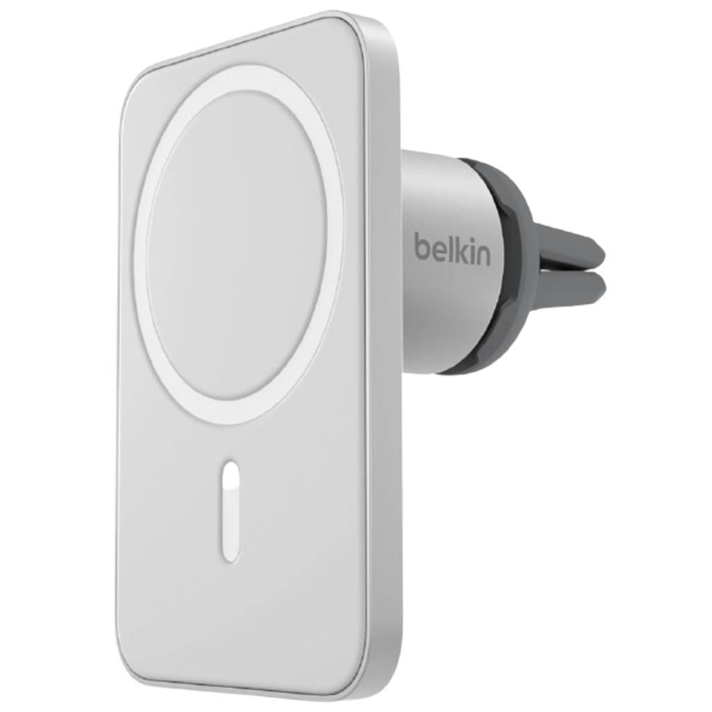

Автомобильный держатель Belkin Car Vent Mount PRO MagSafe для iPhone 13/12 Silver [62149]