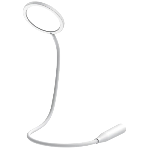 

Настольная лампа Baseus Comfort Reading Charging Uniform Light Hose Desk Lamp White (DGYR-02) [59478]