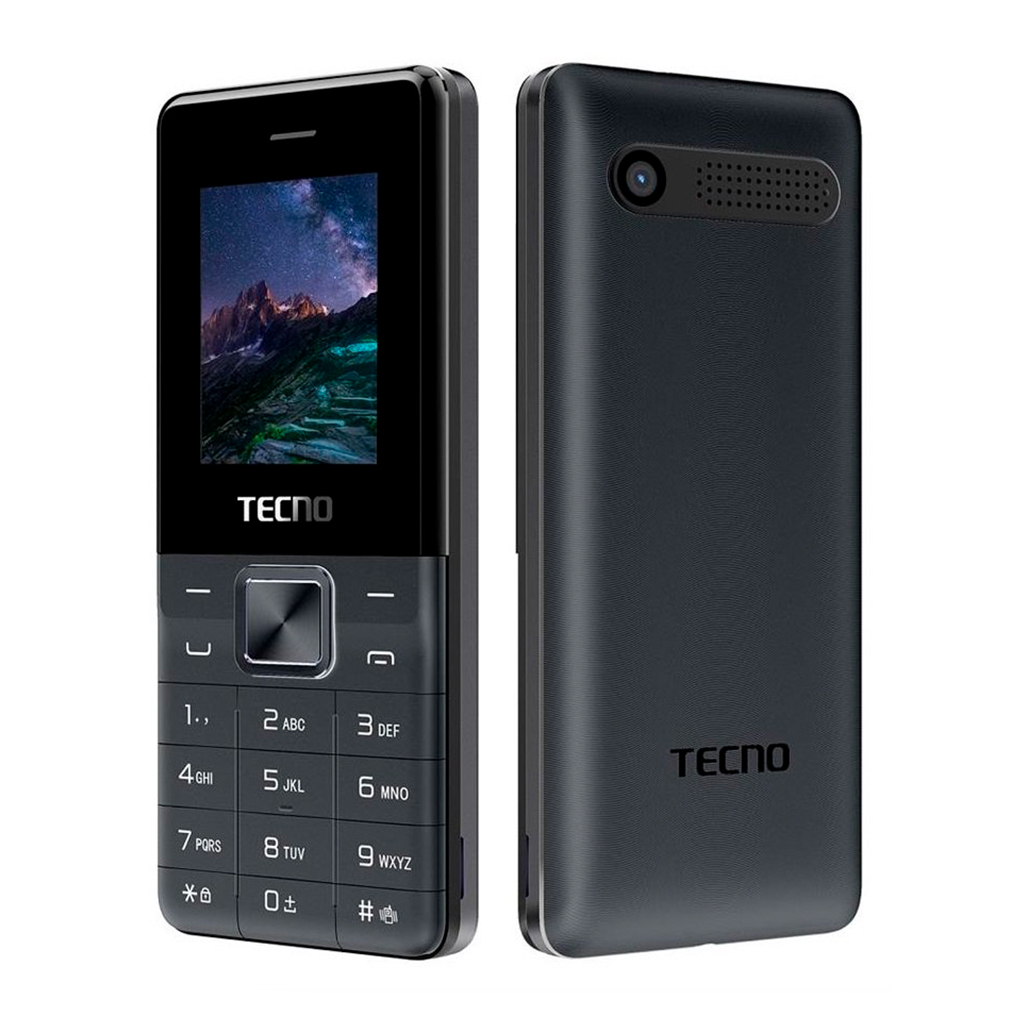 Кнопочний телефон Tecno T301 Black (4895180743320) UA-UCRF [64683 ...