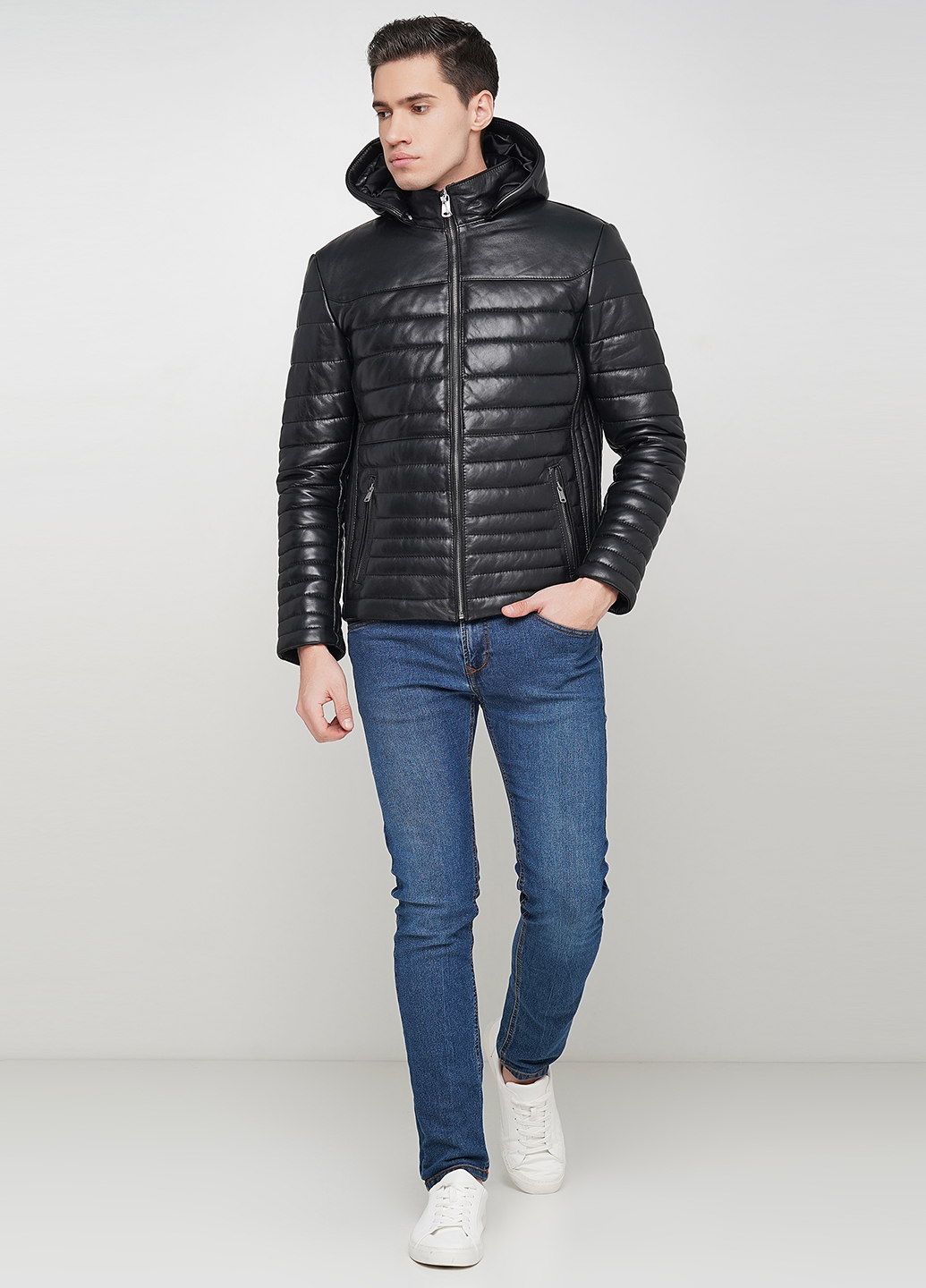 

Куртка из натуральной кожи зимняя Leather Factory 264002  Черная, Куртка из натуральной кожи зимняя Leather Factory 264002 M Черная