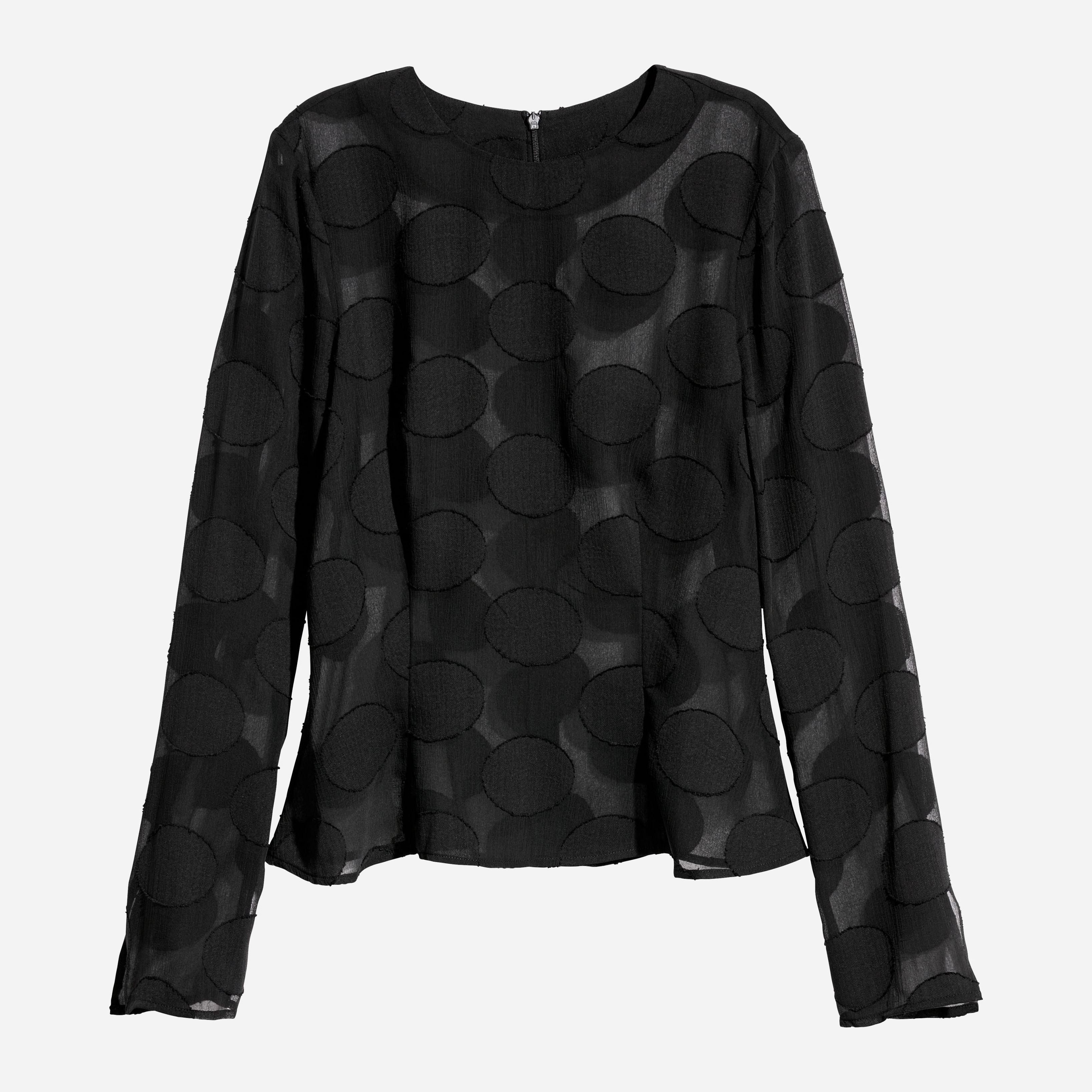 

Блузка H&M XAZ127038XXWS  Черная, Блузка H&M XAZ127038XXWS 40 Черная
