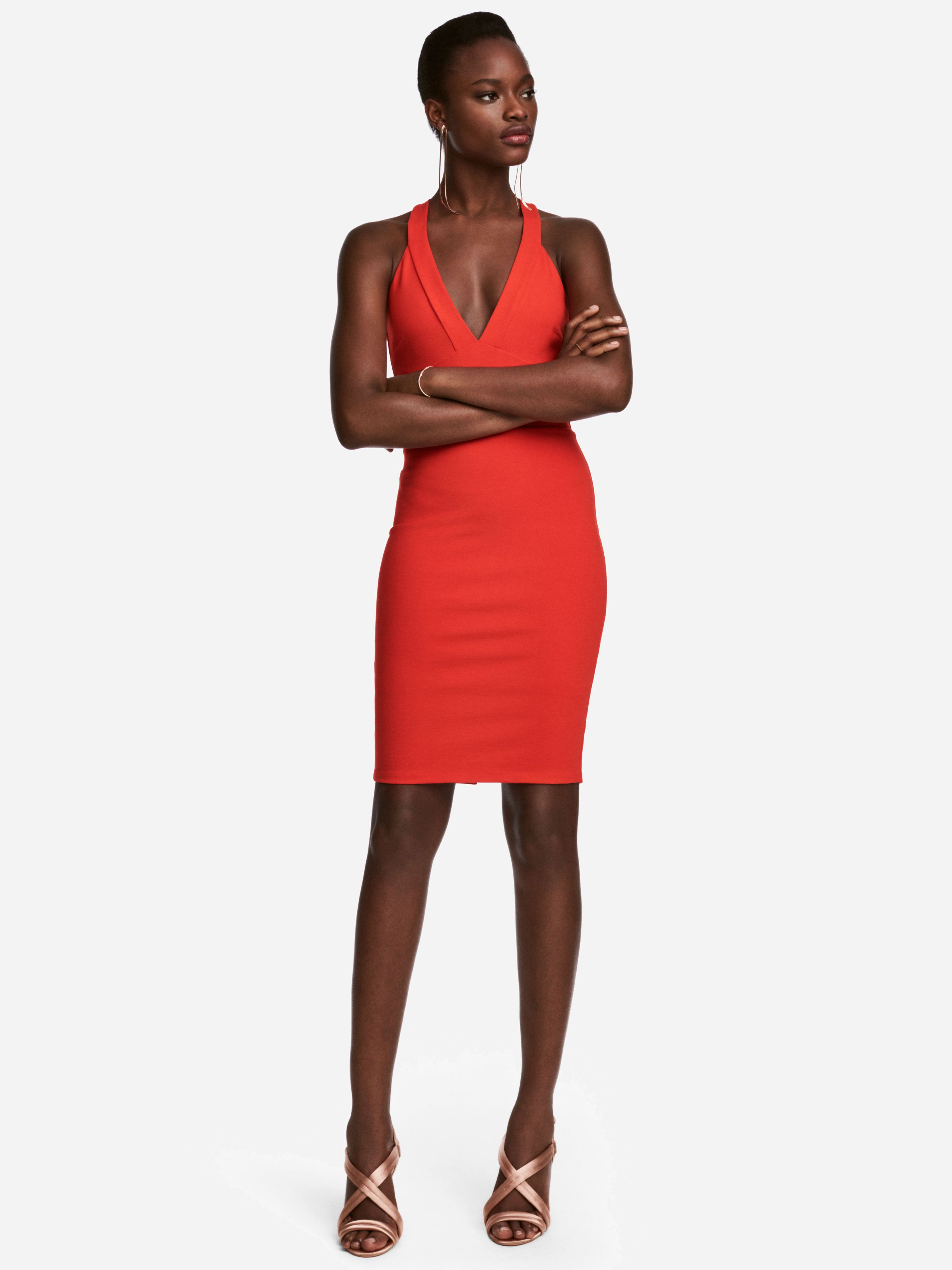 Сукня коротка літня жіноча H&M XAZ127389VGWV 40 Червона від Rozetka на платформі USKIDKA Акція на Сукня коротка літня жіноча H&M XAZ127389VGWV 40 Червона від Rozetka