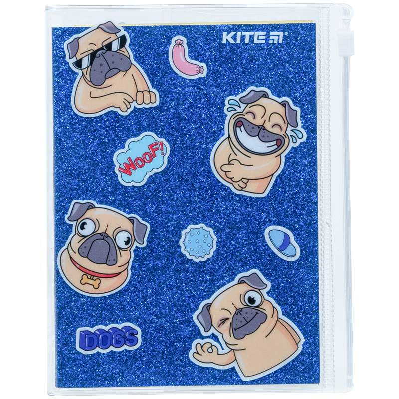 

Блокнот Kite Blue dogs 80 листов клетка силиконовая обложка K22-462-4 (62286)