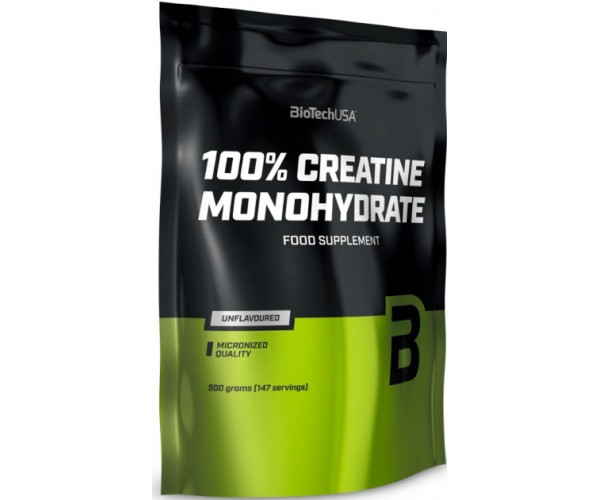 

Креатин Biotech 100% Creatine Monohydrate, 500 грамм ,пакет (455401)