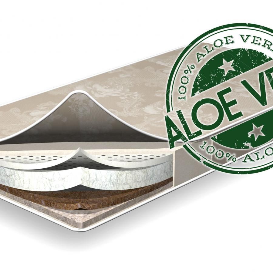 

Матрас Flitex Aloe Vera Latex Hollow, 60х120х12