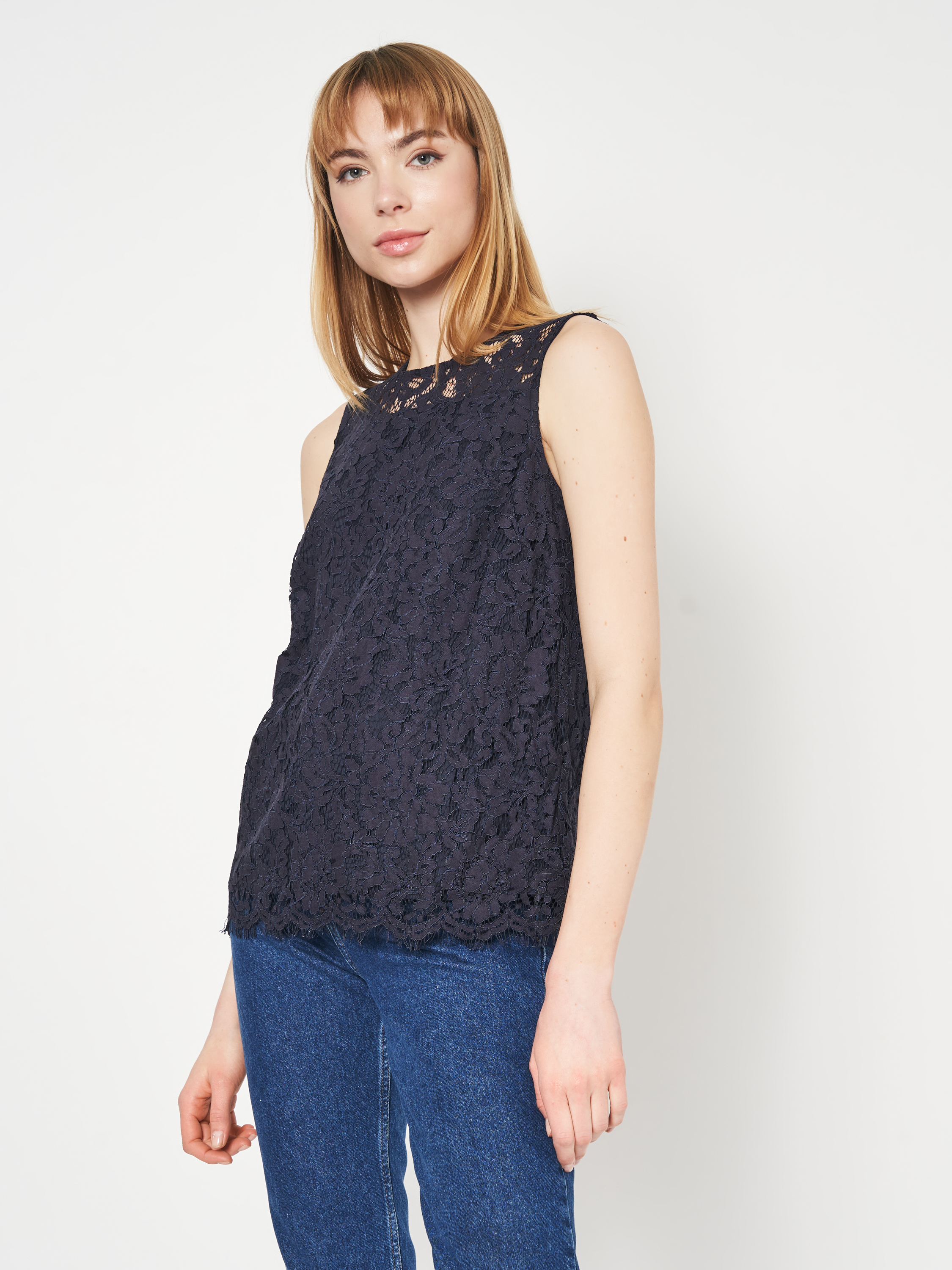 

Блузка H&M 2712216abr  Темно-синяя, Блузка H&M 2712216abr S Темно-синяя