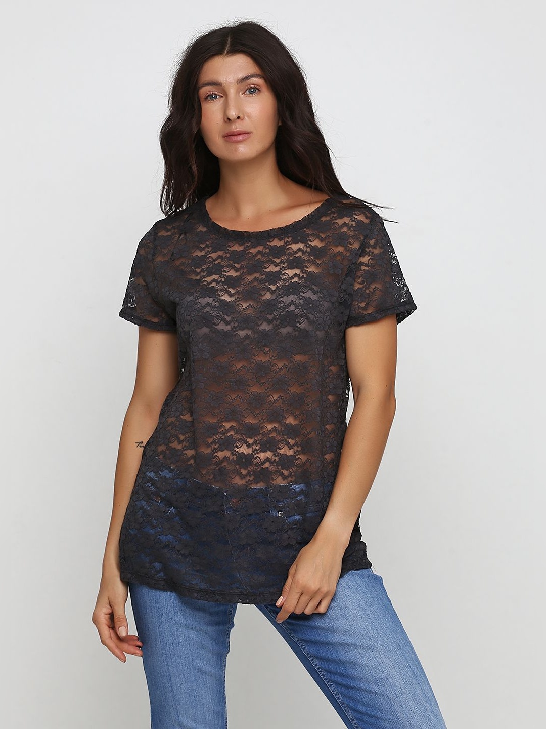 

Блуза H&M  темно серый 11121797927, Блуза H&M L темно серый 11121797927