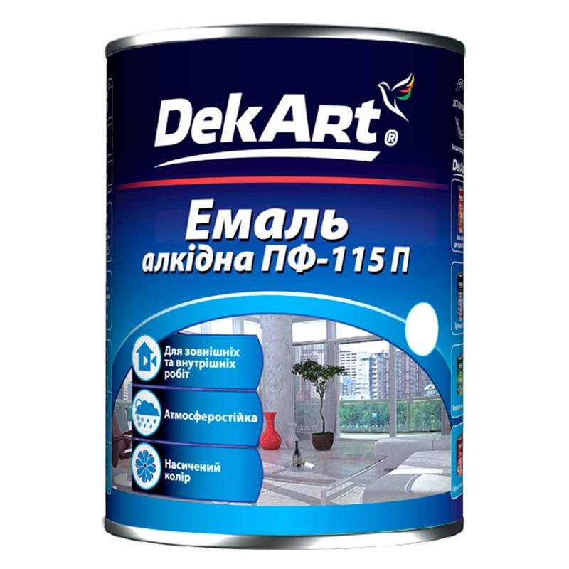 

Эмаль алкидная ПФ-115П DekArt глянцевая серая 50 кг