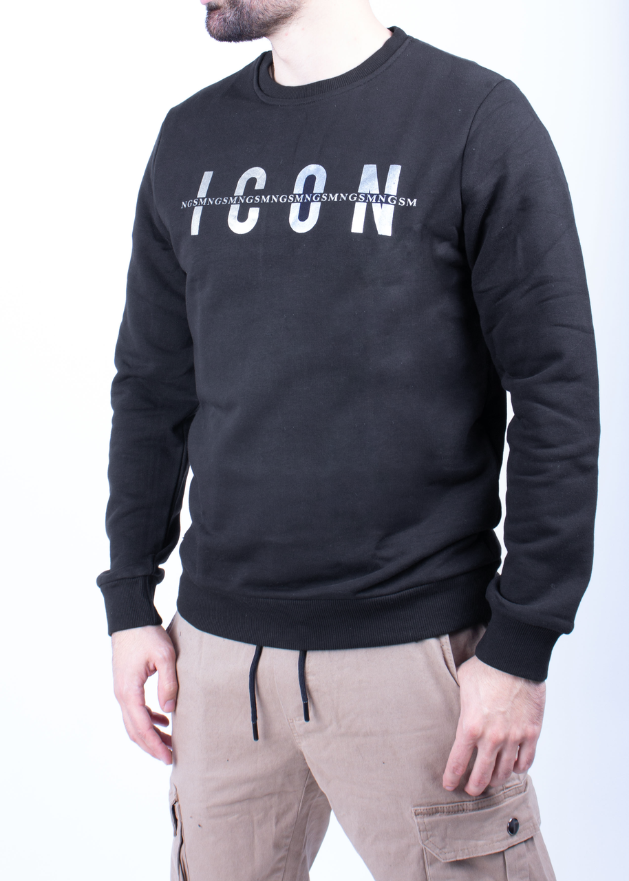

Мужской свитшот теплый с принтом Icon Черный  (719306, Мужской свитшот теплый с принтом Icon Черный 48 (719306-48)