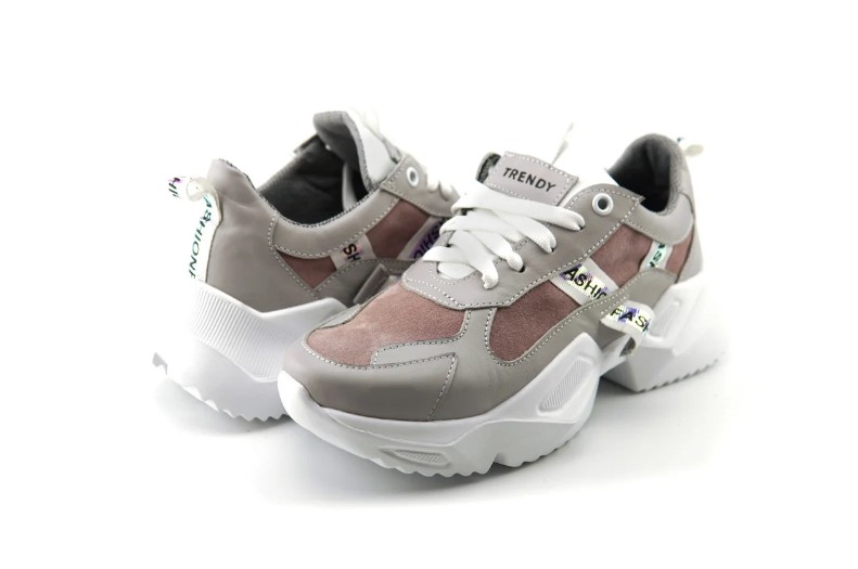 

Кроссовки Road Style Украина C059-03 серо-персиковый 38(р) 02618