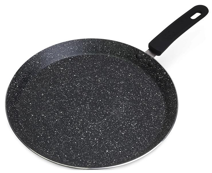 

Сковорода блинная Kamille Crepe Pan Marble Ø28см с мраморным покрытием Черная