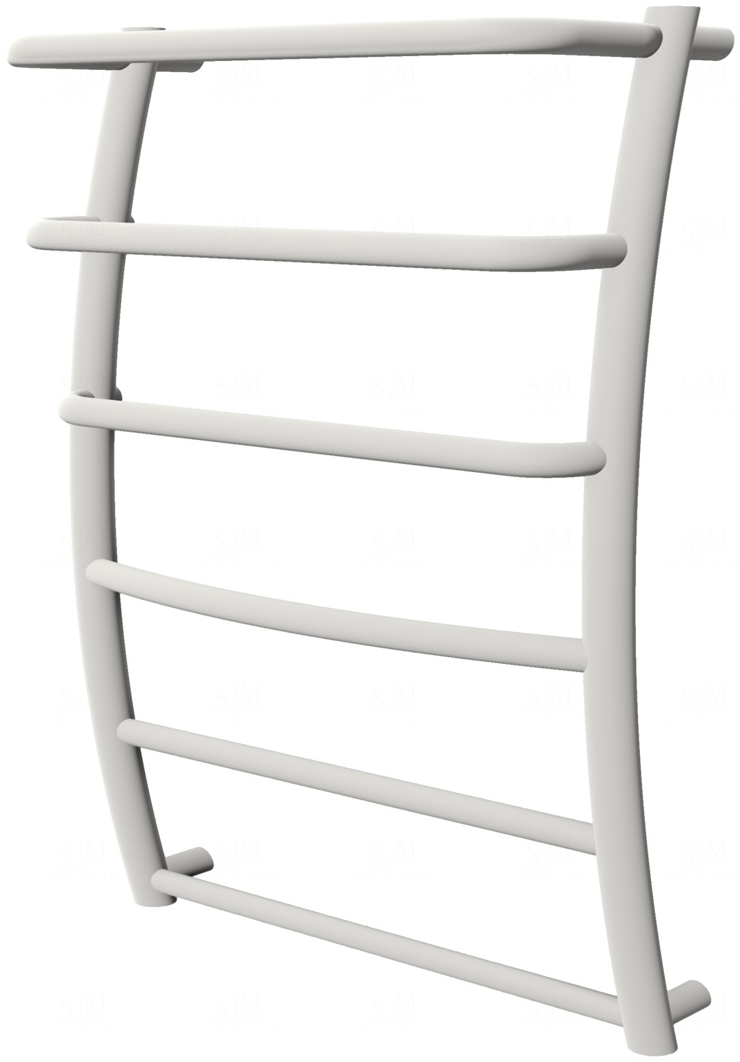 

Белая сушилка для полотенец Breeze 6-3 RAL9016 лесенка 650x482, white