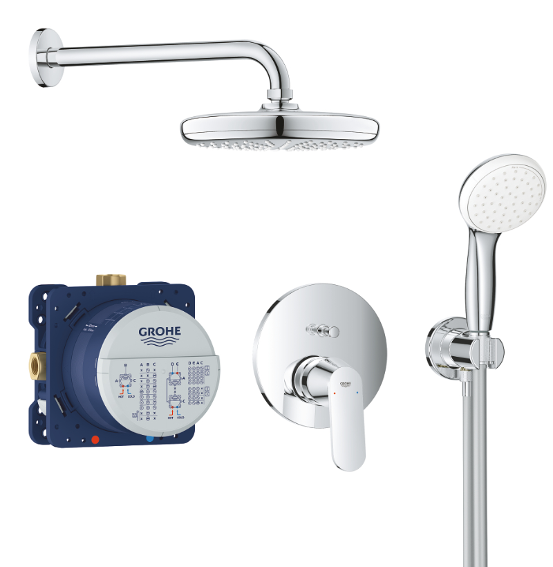 

Набор для комплектации душа с Tempesta 210 Grohe Eurosmart Cosmopolitan 25219001 (13042)
