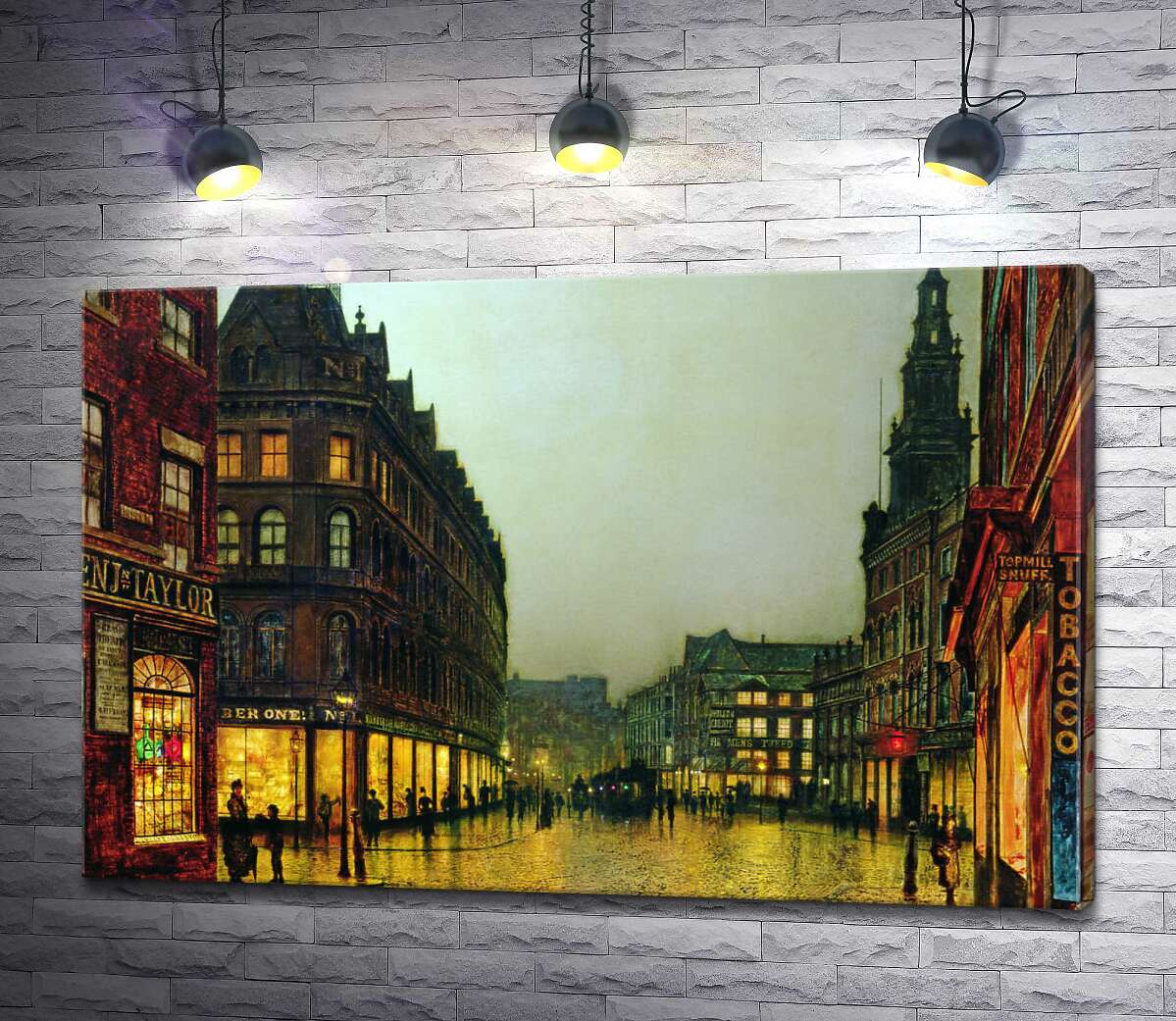 

Картина ArtPoster Боар Лейн, Лидс (Boar Lane, Leeds) - Джон Эткинсон Гримшоу (John Atkinson Grimshaw) 130x85 см Модуль №1