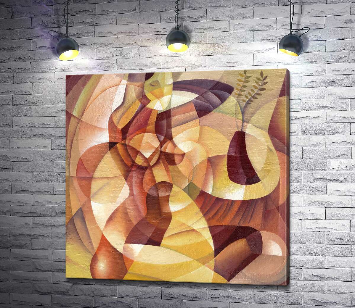 

Картина ArtPoster Абстрактный силуэт женского тела и вазы 130x130 см Модуль №1