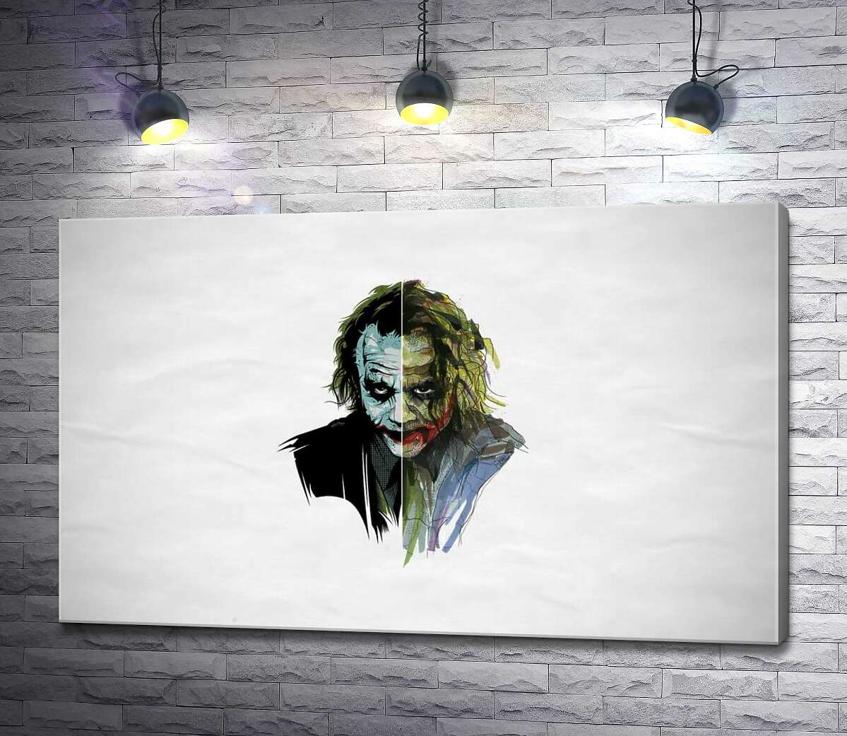 

Картина ArtPoster Арт-портрет Джокера с угрожающим взглядом 100x63 см Модуль №1