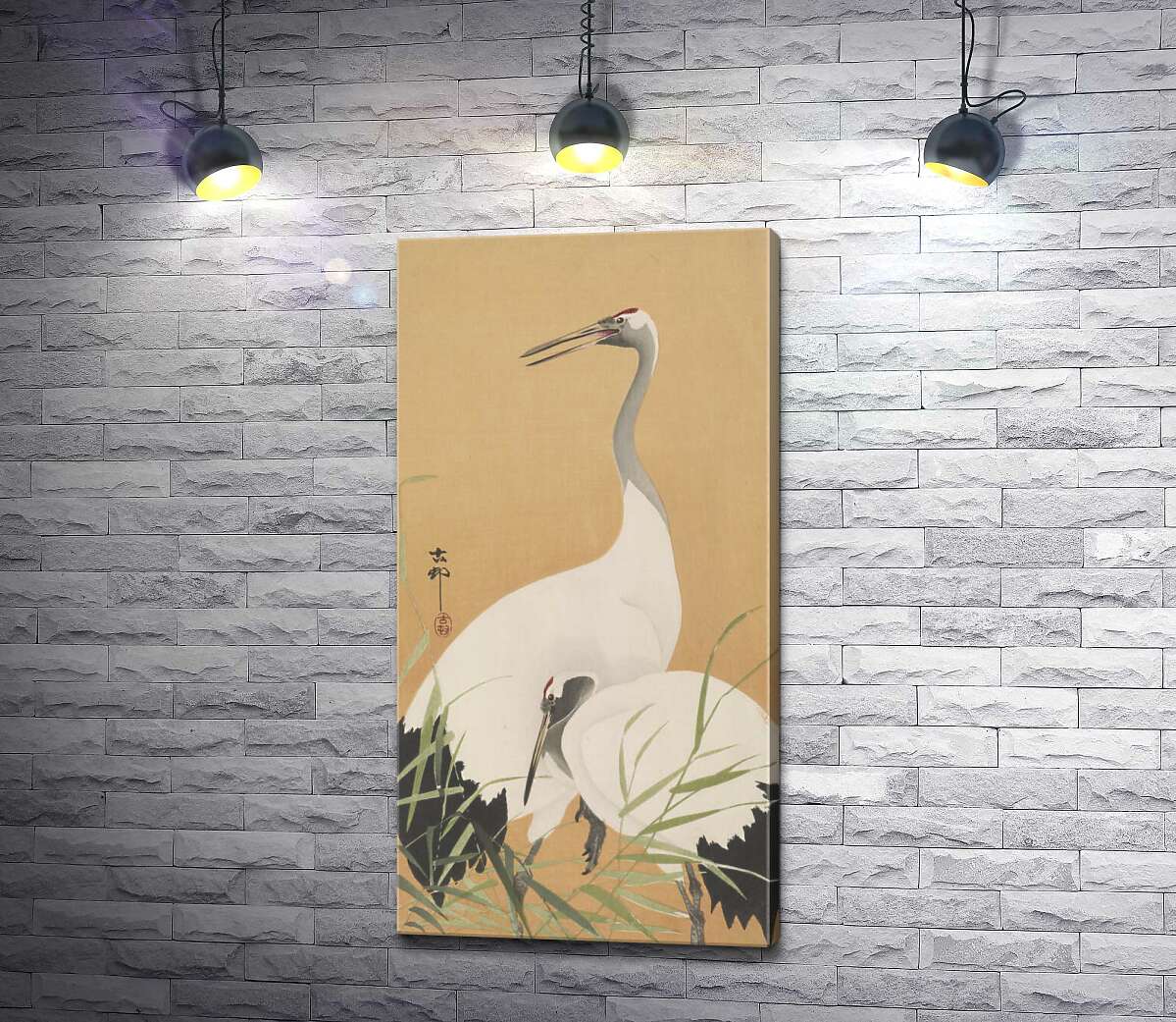 

Картина ArtPoster Два журавля (Two Cranes) – Охара Косон (Ohara Koson) 50x97 см Модуль №1