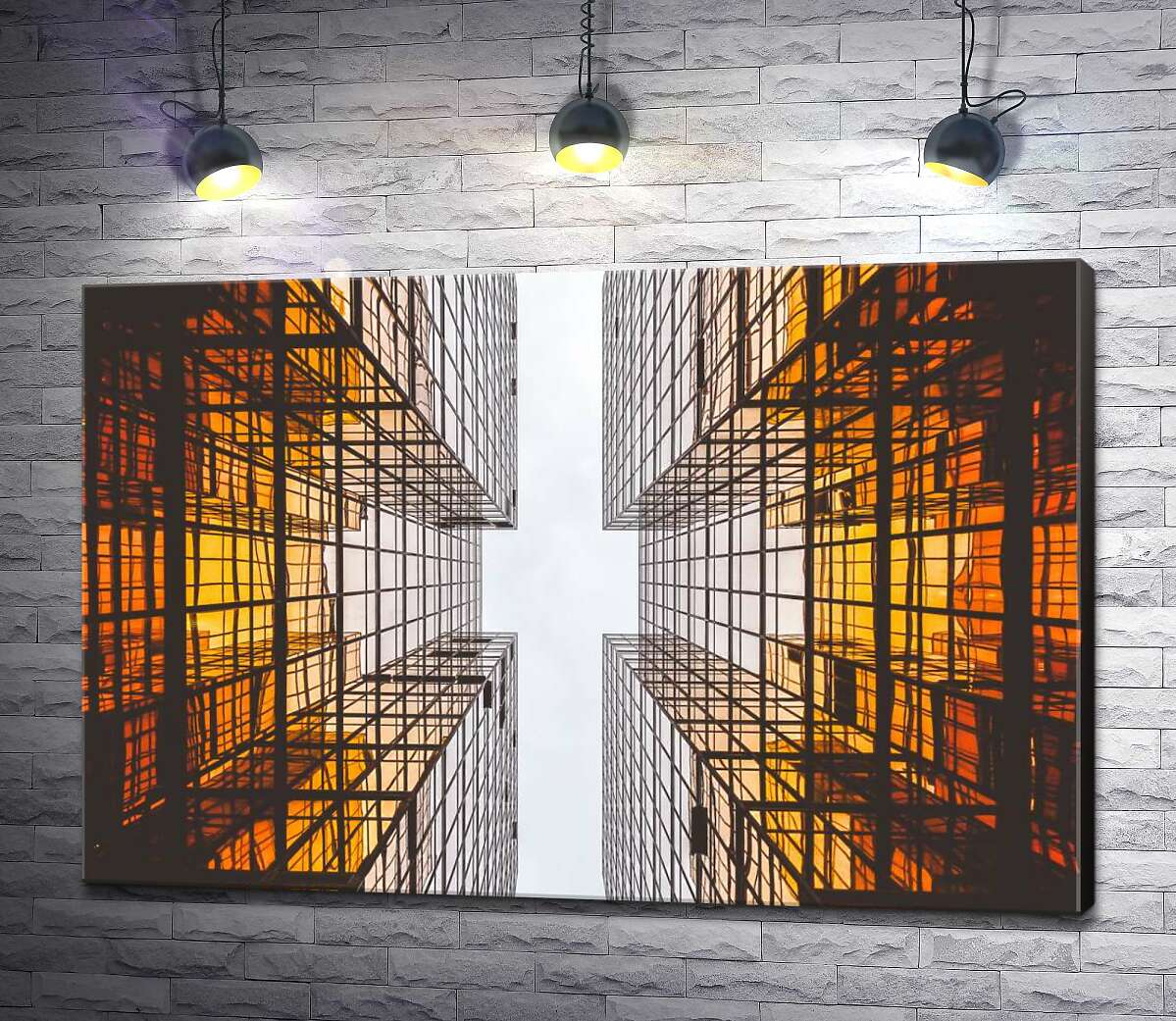 

Картина ArtPoster Геометрия стеклянных небоскребов 100x67 см Модуль №1