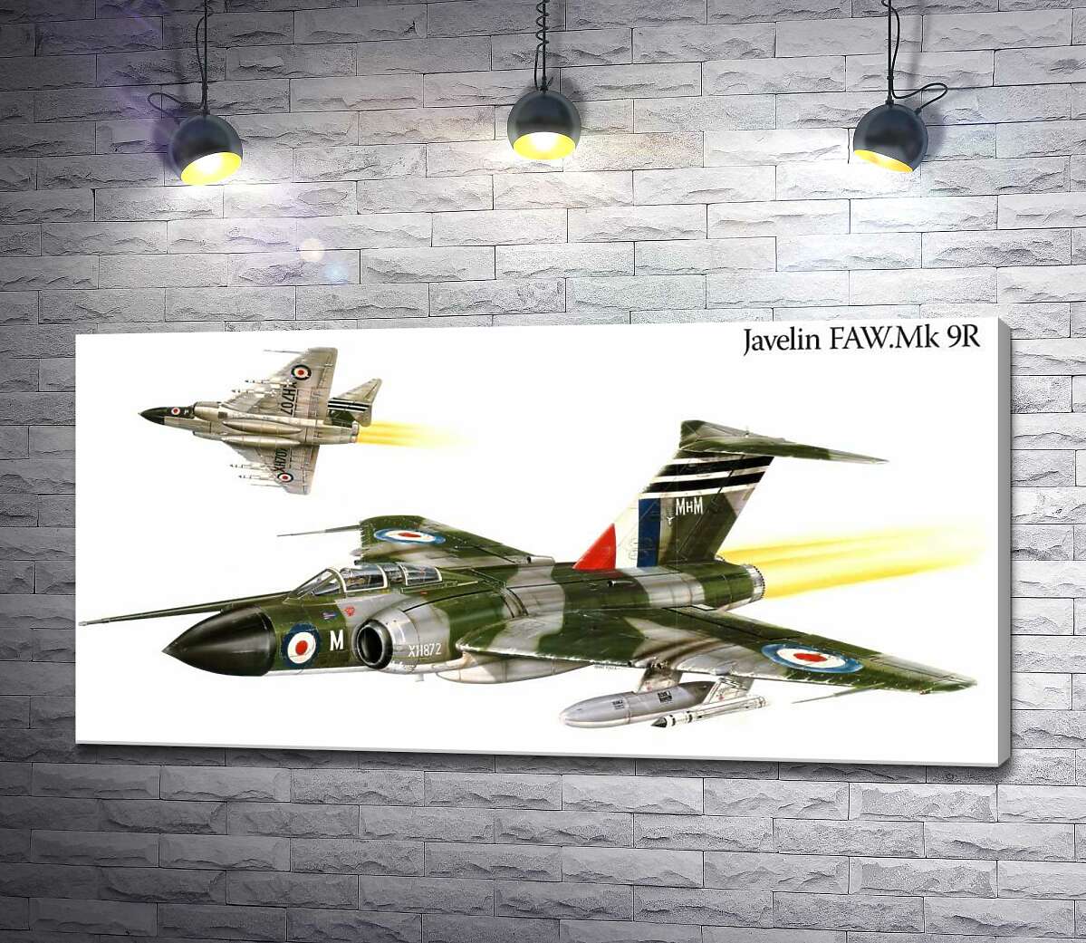 

Картина ArtPoster Британское "Копье" (Javelin FAW.Mk 9R) самолет-истребитель 130x65 см Модуль №1