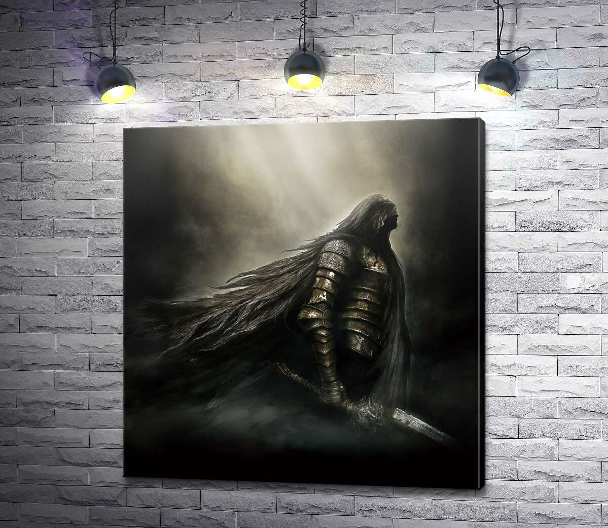 

Картина ArtPoster Воин из видеоигры "Dark Souls" 130x138 см Модуль №1
