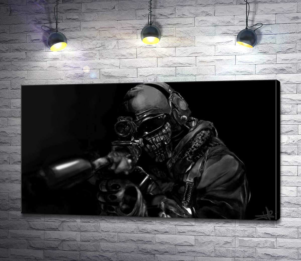 

Картина ArtPoster Замаскированный снайпер прицеливается для выстрела 130x73 см Модуль №1