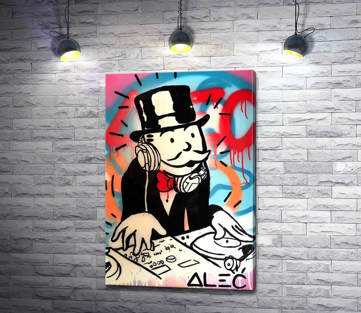 

Картина ArtPoster Диджей Монополи (DJ Monopoly) - Алек Монополи (Alec Monopoly) 50x76 см Модуль №1