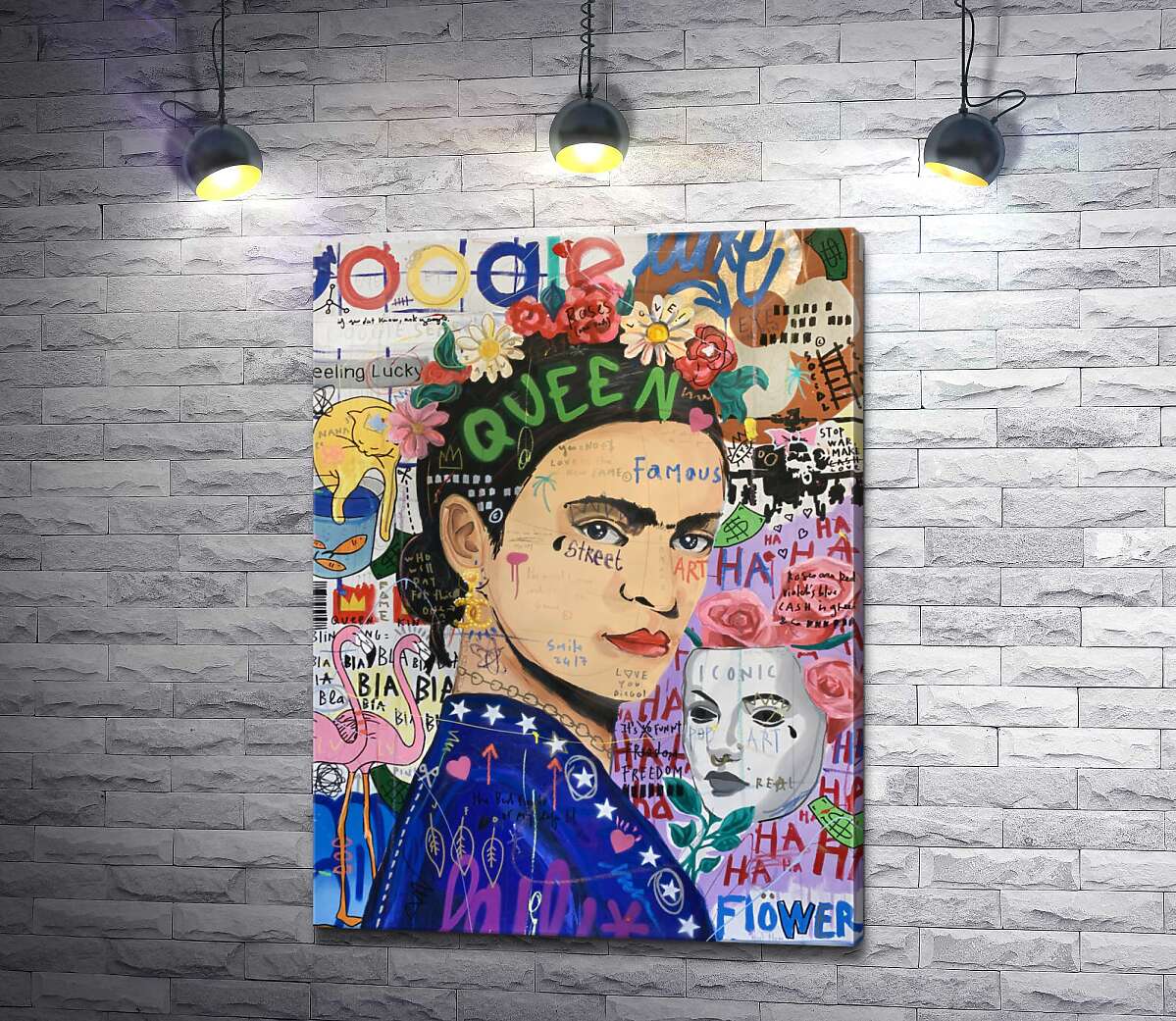 

Картина ArtPoster Маска Фриды (Frida Mask) – Джисбар 130x175 см Модуль №1