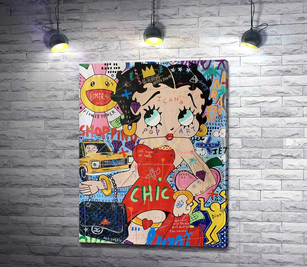 

Картина ArtPoster Милая Бетти (Betty Love) - Джисбар 130x169 см Модуль №1