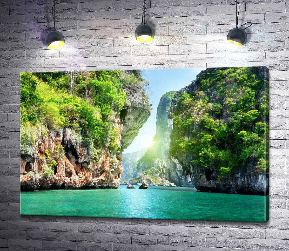 

Картина ArtPoster Изумрудные скалы омыты бирюзой океана в Таиланде 100x65 см Модуль №1