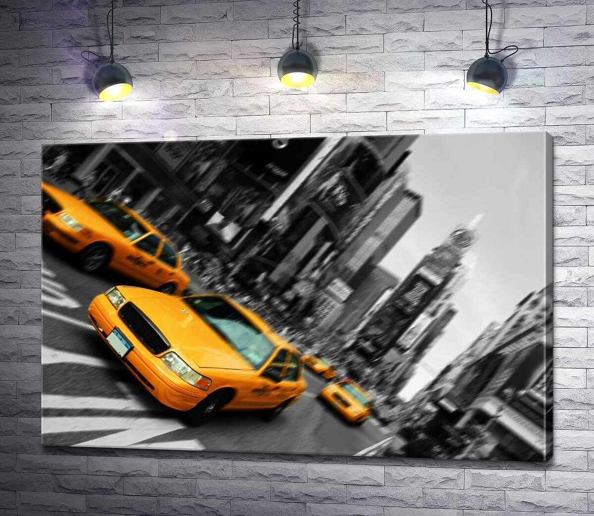 

Картина ArtPoster Желтые такси заполнили улицы Нью-Йорка 130x86 см Модуль №1