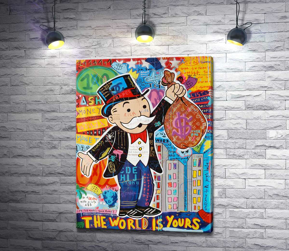 

Картина ArtPoster Мир Монополи (Monop world) – Джисбар 130x173 см Модуль №1