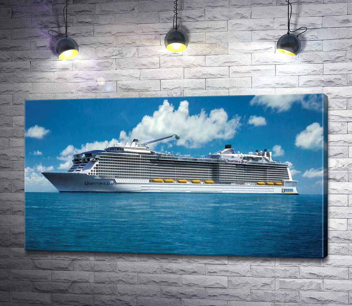 

Картина ArtPoster Круизное судно "Quantum of the Seas" плывет спокойными водами океана 130x73 см Модуль №1