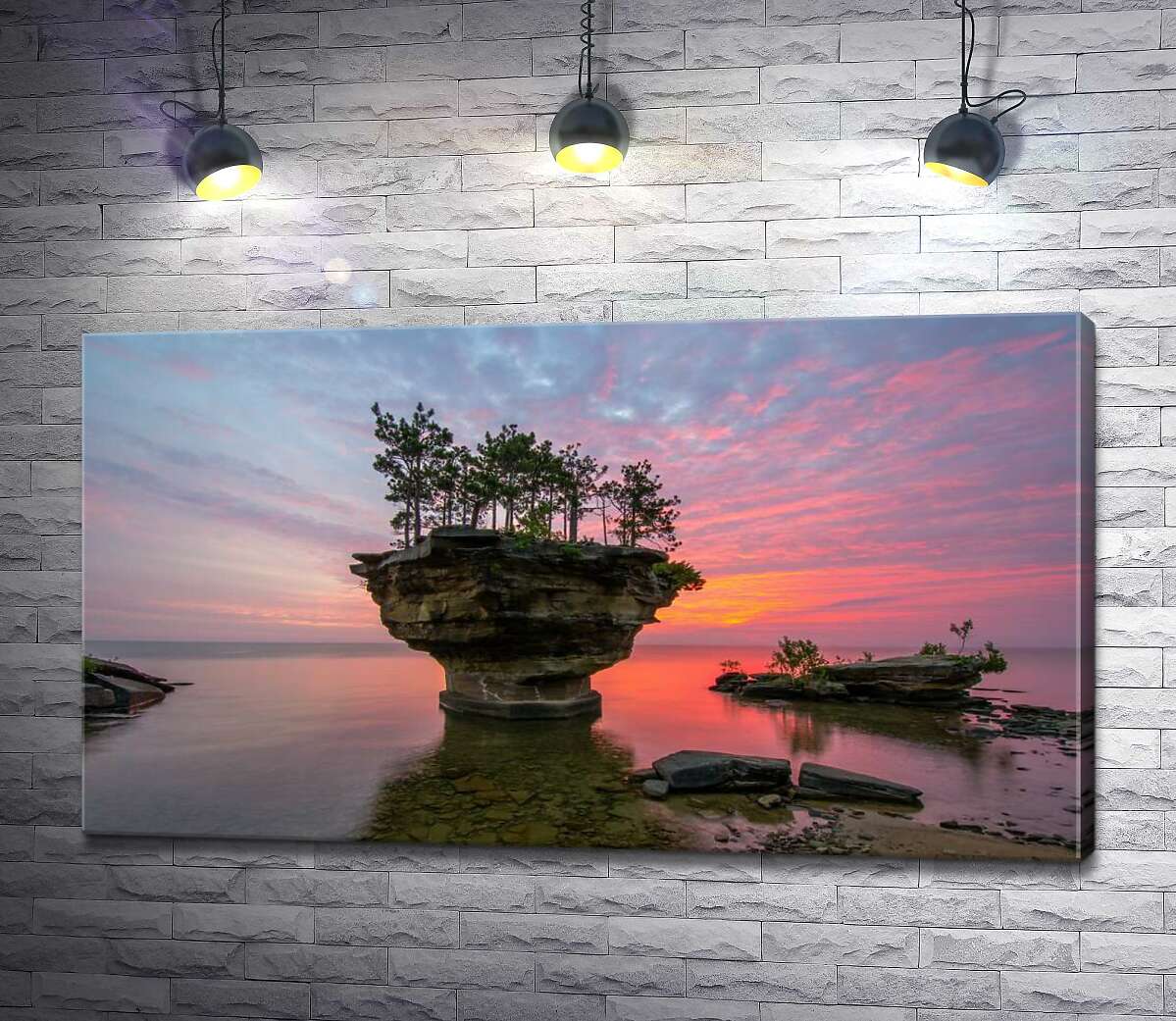 

Картина ArtPoster Коралловый рассвет на озере Мичиган 100x56 см Модуль №1