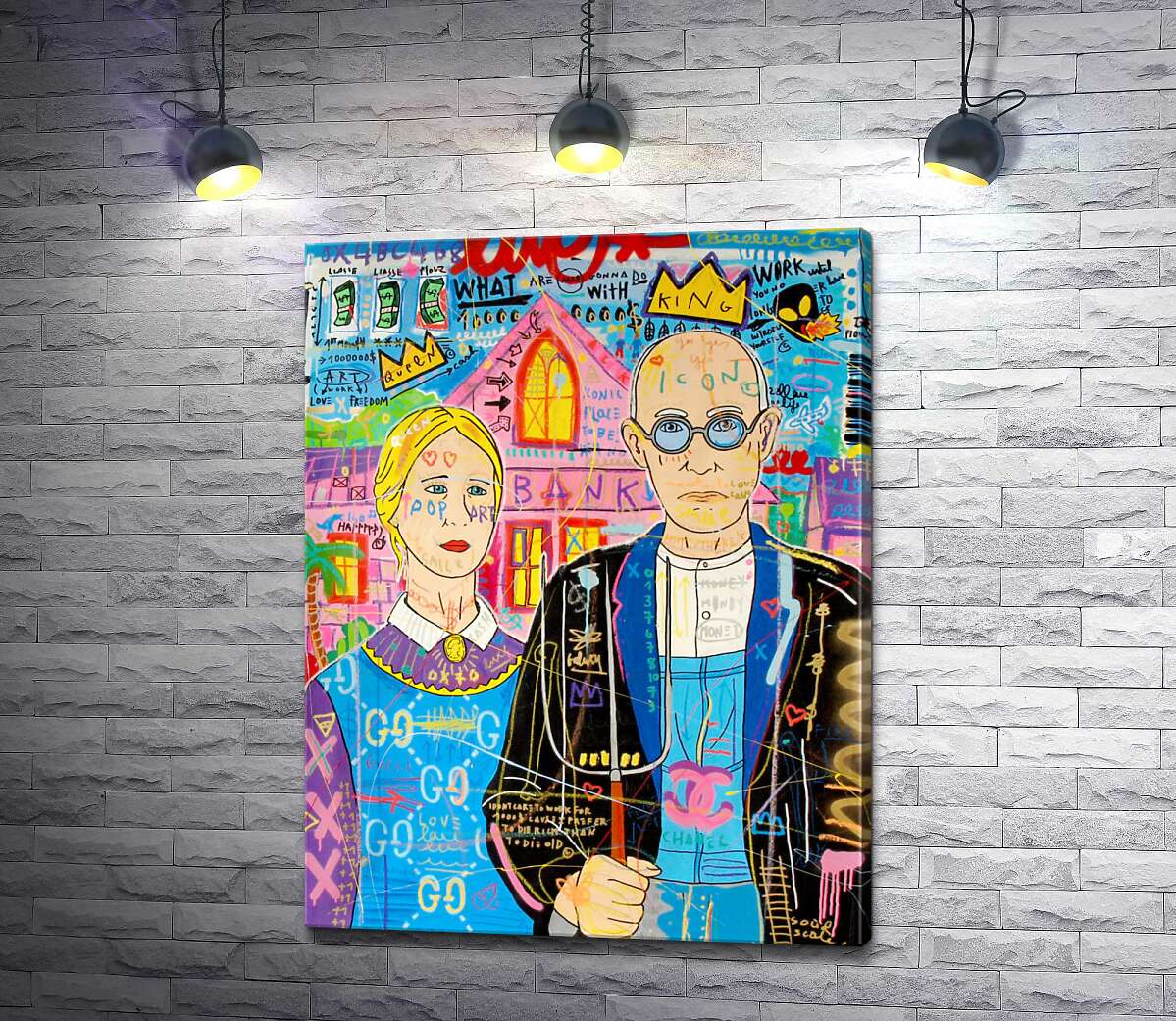 

Картина ArtPoster Пара - Джисбар 130x170 см Модуль №1