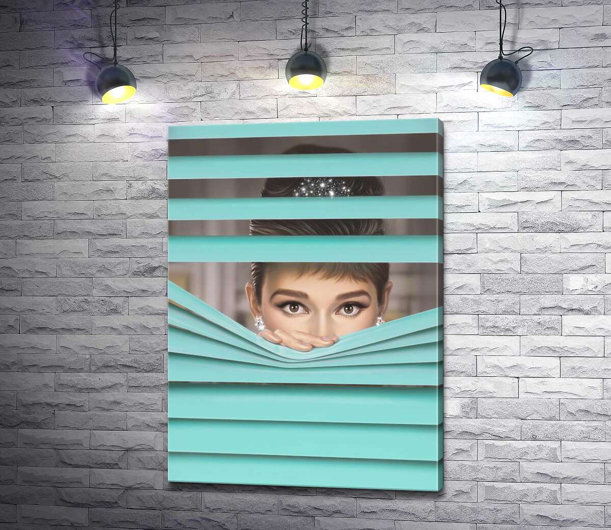 

Картина ArtPoster Одри Хепбёрн (Audrey Hepburn) в роли героини фильма "Завтрак у Тиффани" (Breakfast at Tiffany's) 130x182 см Модуль №1