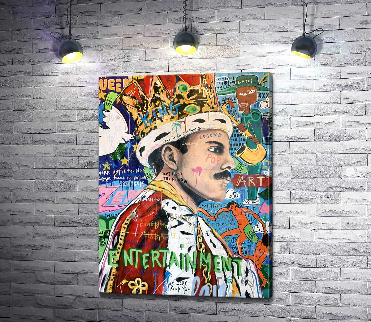 

Картина ArtPoster Развлечение короля (King entertainment) – Джисбар 130x175 см Модуль №1