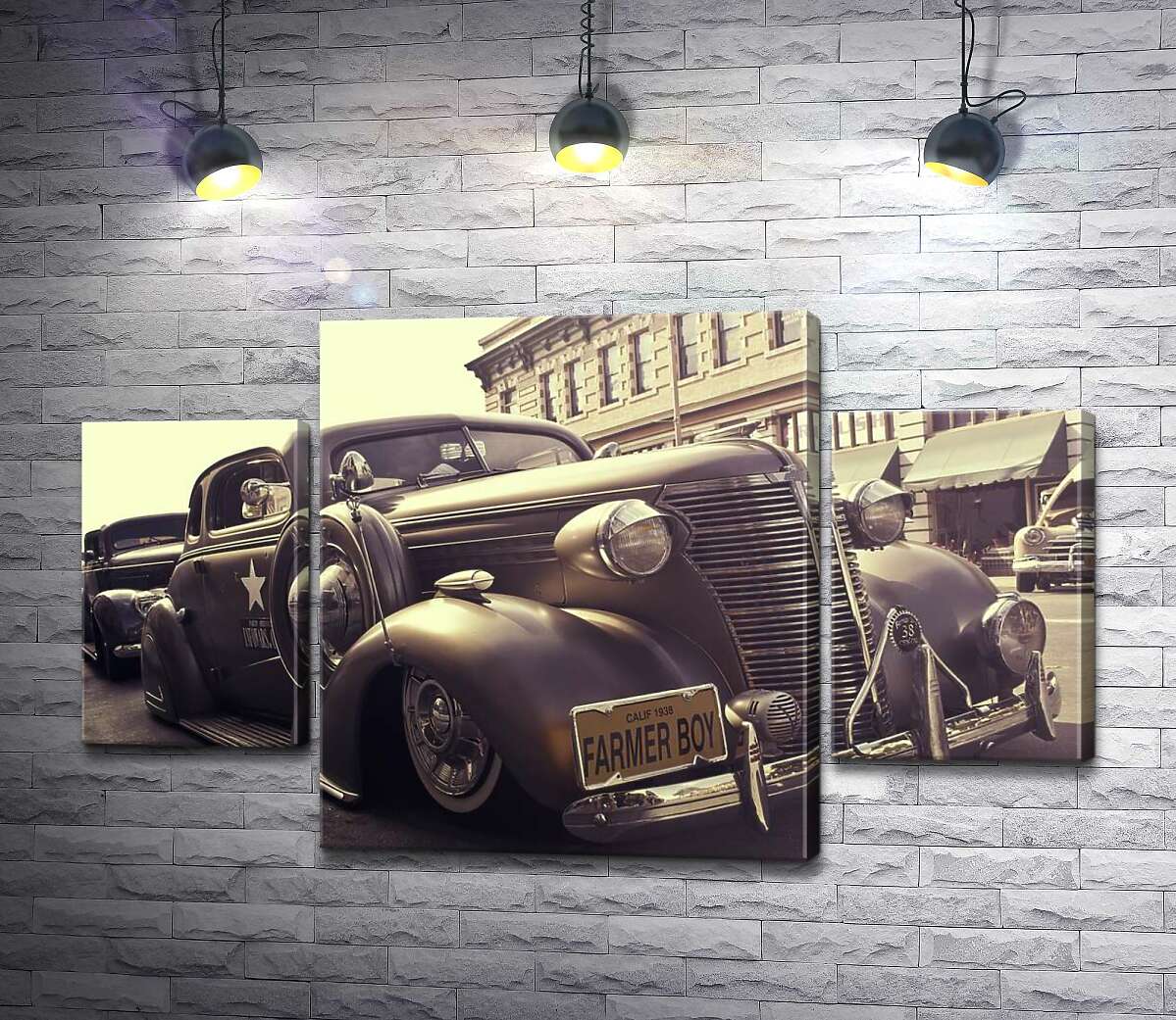 

Модульная картина ArtPoster "Farmer boy" – автомобиль Chevrolet Master 1938 года 80x49 см Модуль №7